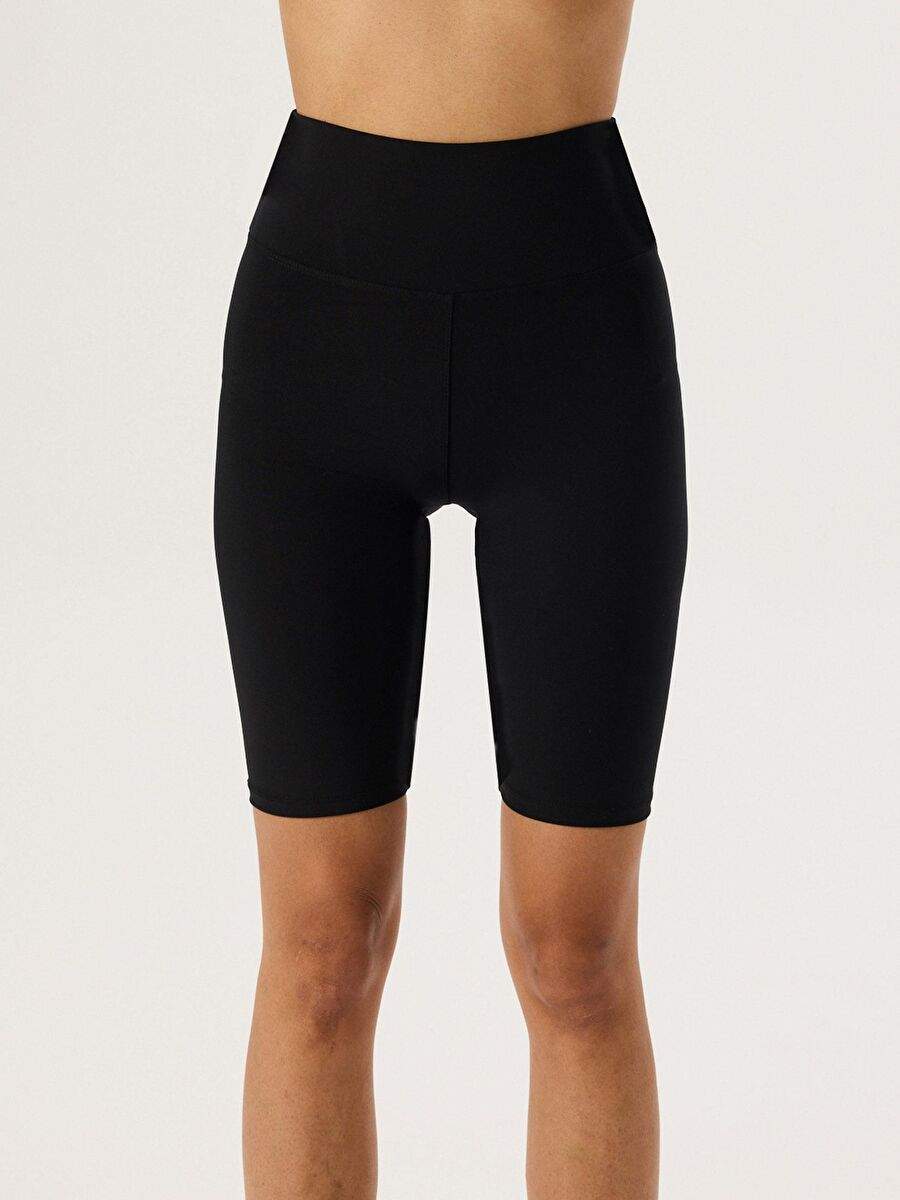 Kısa Biker Tayt - Siyah — Product image 6 of 8