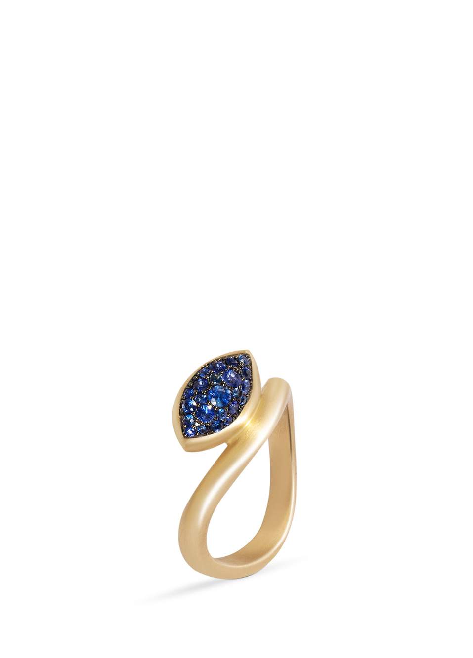 Evil Eye Sapphire Women's Gold Ring — Product image 1 of 1