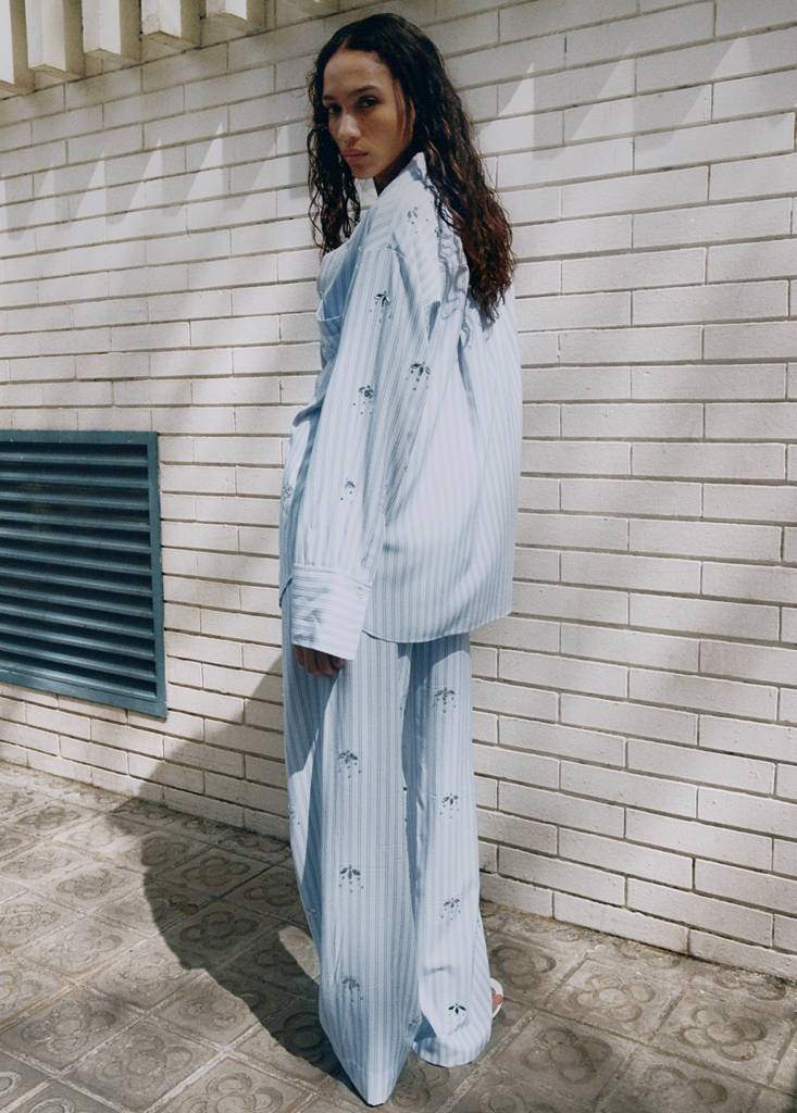 Striped trousers with bead detailing — Product image 7 of 7