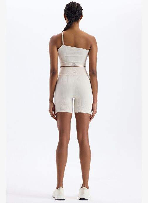 Puffed Jacquard Sports Shorts Titan White — Product image 20 of 30