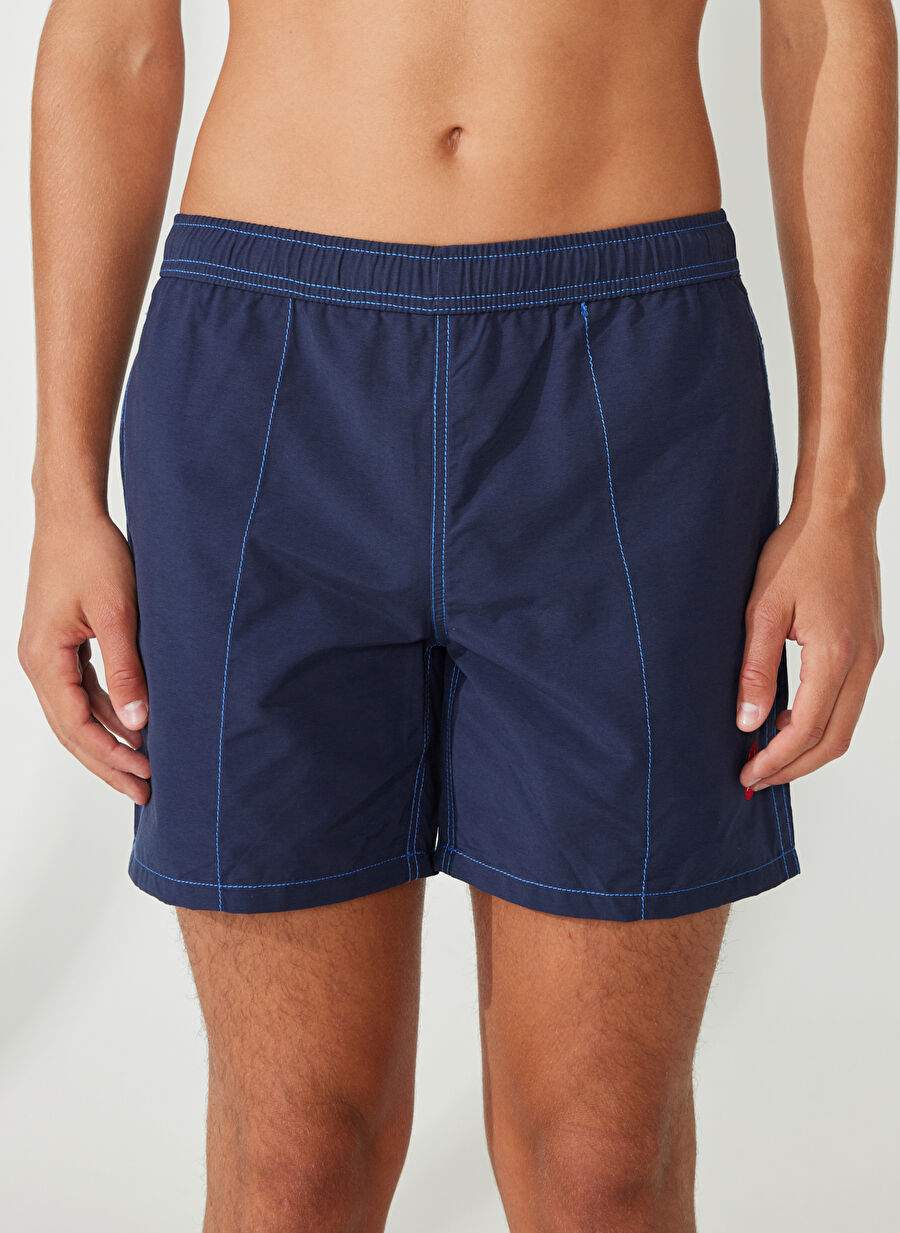 Murphy&Nye Lacivert Erkek Bağlamalı Bel Şort NEW SWIMM BOXER — صورة المنتج 3 من 5