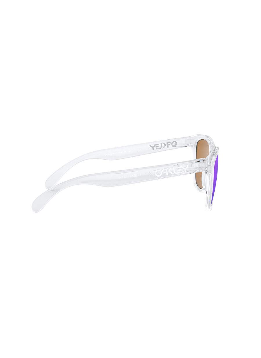 Oakley Frogskins™ OO9013 Kare Şeffaf Erkek Güneş Gözlüğü — صورة المنتج 10 من 12