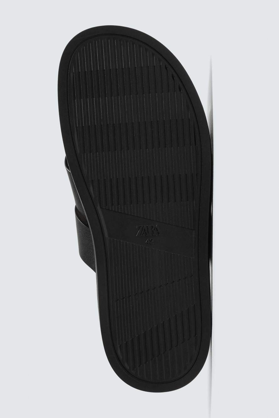 LEATHER STRAPPY SANDALS — Product image 7 of 7