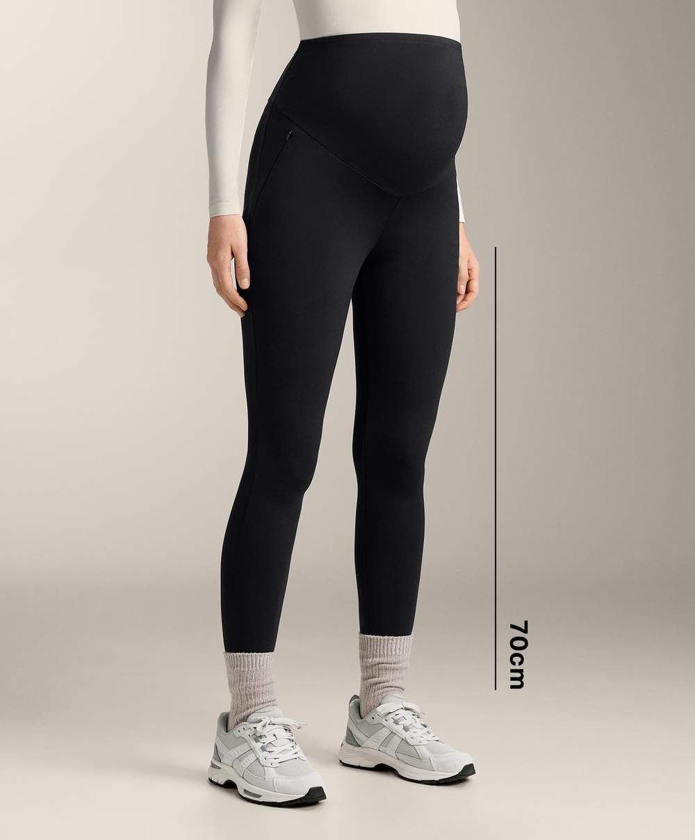 Warm 70cm ankle-length maternity leggings — صورة المنتج 6 من 13