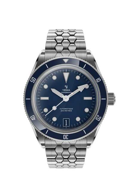 Superman Dato 12.25.11.55.SN. M2 Sterling Silver Men's Wristwatch