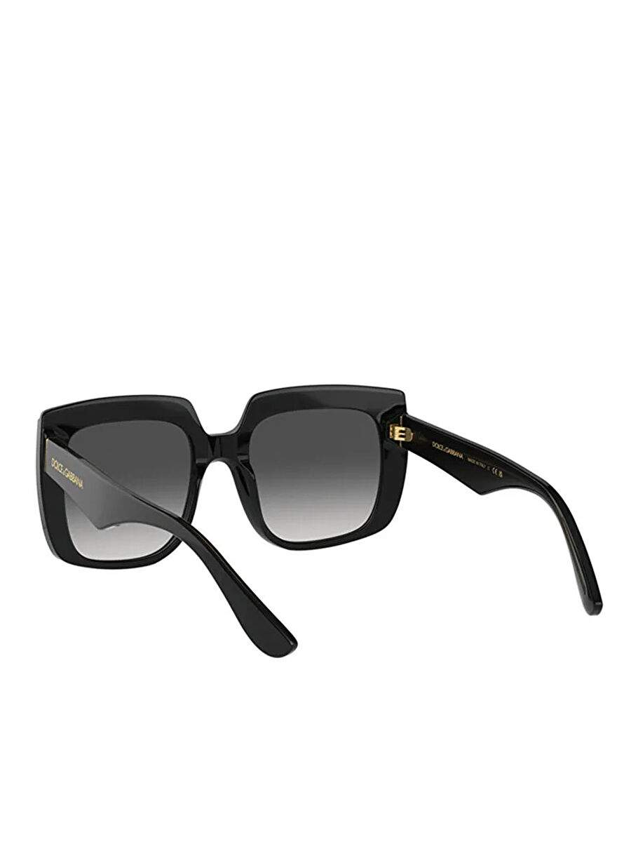Dolce&Gabbana DG4414 Köşeli Siyah Kadın Güneş Gözlüğü — صورة المنتج 6 من 11