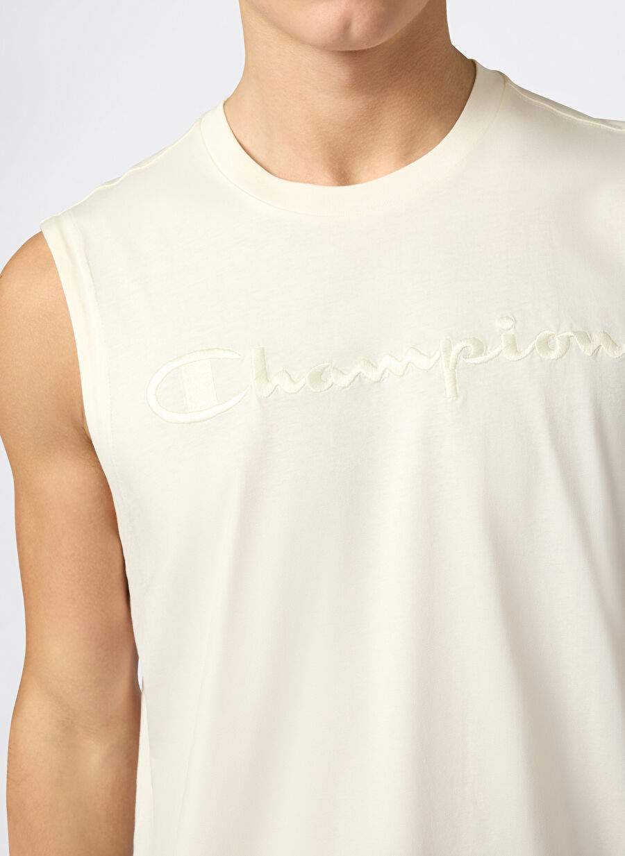 Champion 222173-YS084 SL Tee Krem Erkek Atlet — Product image 3 of 5