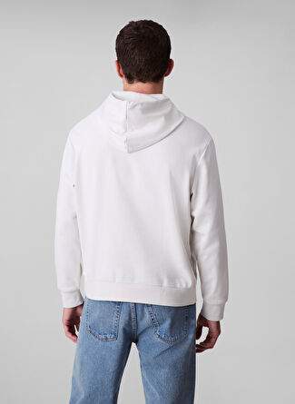 Calvin Klein Jeans Beyaz Erkek Kapuson Regular Fit Baskl Sweatshirt Lv04rc282gyas Ls Eu Monologo 350ter — Product image 23 of 25