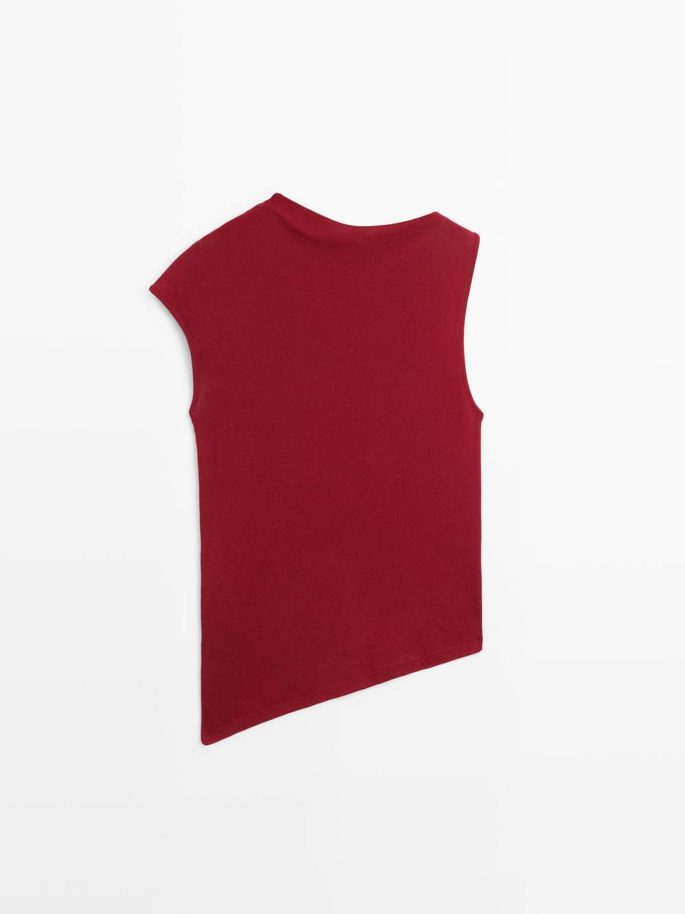 100% cotton top with asymmetric detail — Product image 5 of 13