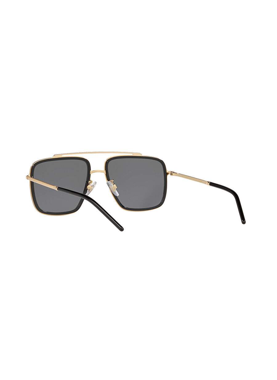 Dolce&Gabbana DG2220 Kare Siyah Erkek Polarize Güneş Gözlüğü — صورة المنتج 6 من 12
