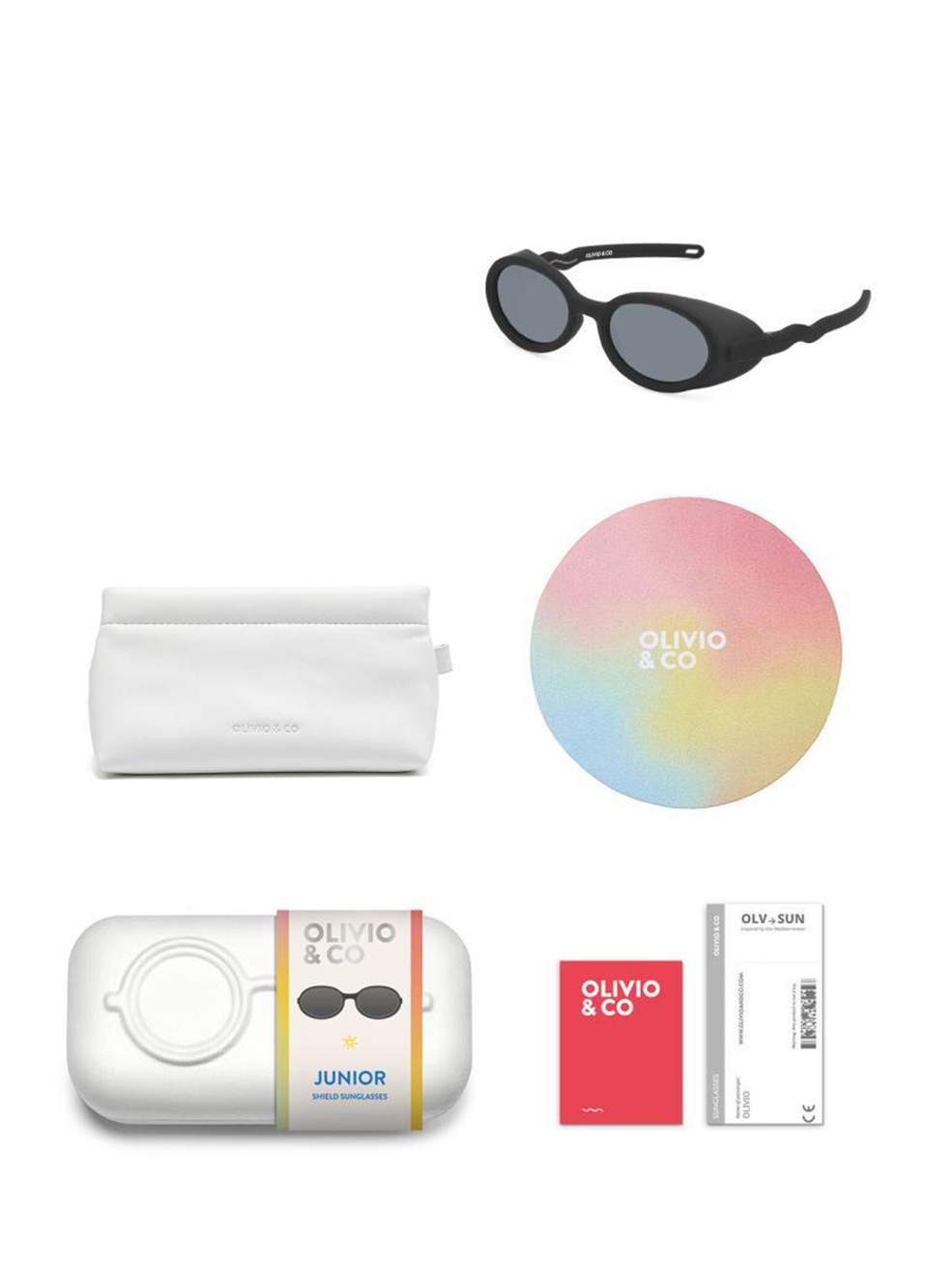 Creative Shield Lava Black Unisex Çocuk Güneş Gözlüğü — صورة المنتج 7 من 7