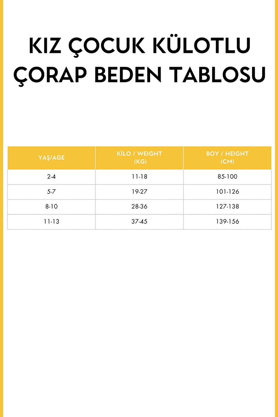 Kız Çocuk 20 Denye Örgü Desenli Külotlu Çorap Ekru — Product image 3 of 3