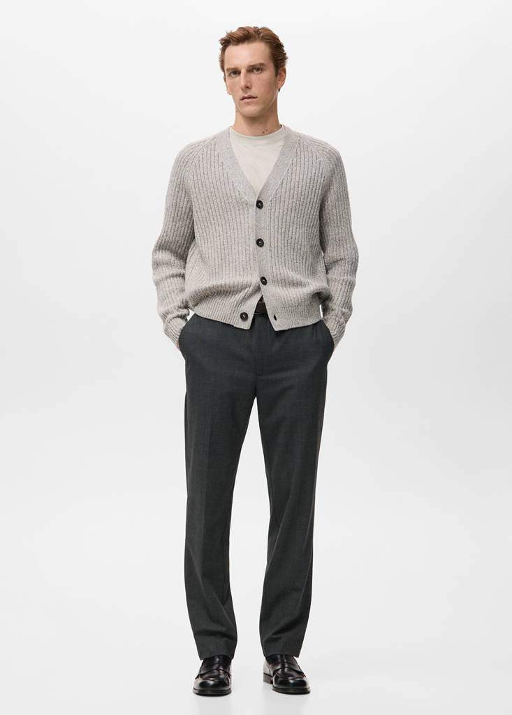 Regular fit micro-check trousers — Product image 11 of 19