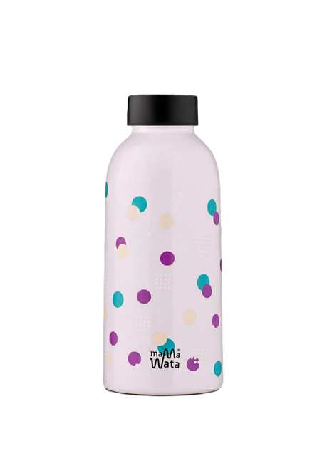 Bubbles Pink Steel Thermos Drinker 470 ml