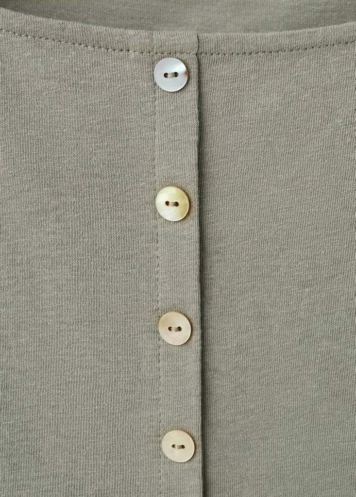 Cotton gilet with buttons — Product image 7 of 9