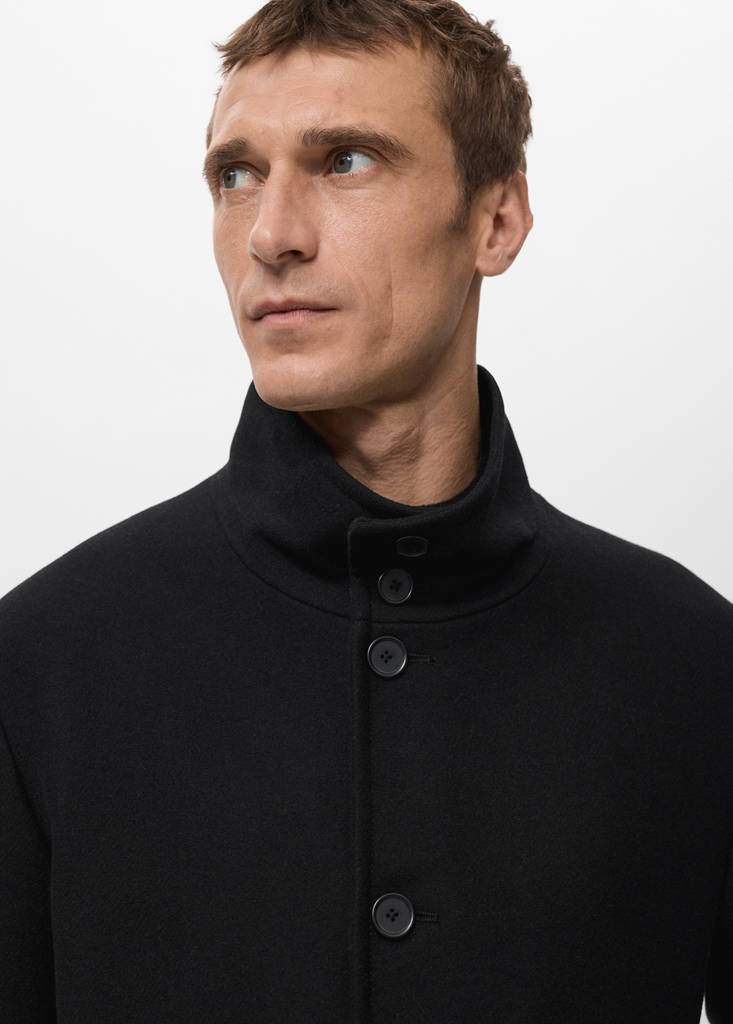 Wool funnel neck coat — Product image 6 of 20