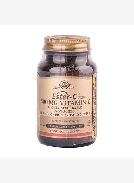 Solgar Ester-C Plus 500mg 50 Kapsül