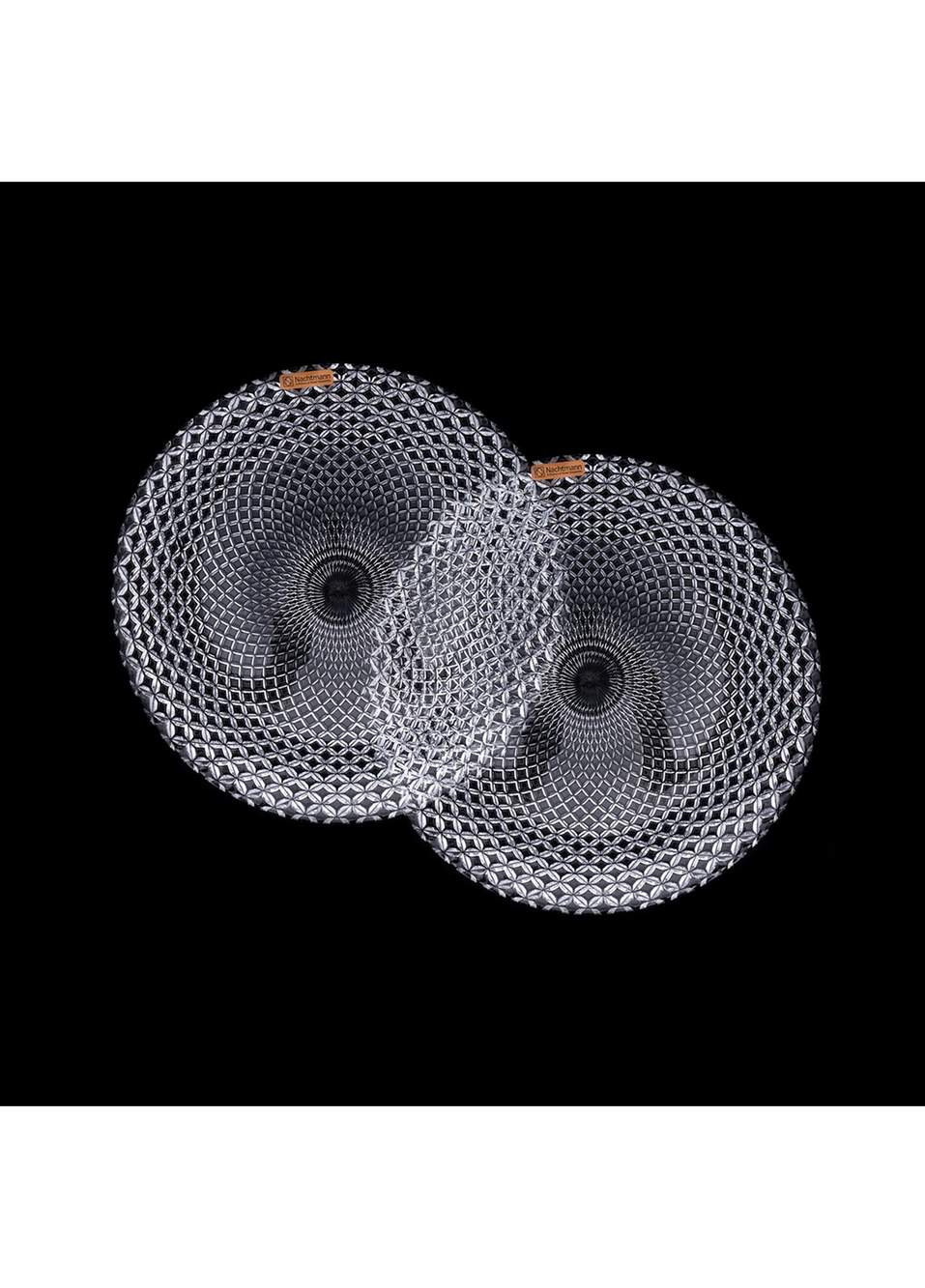 Rumba Şeffaf Cam 2'li Servis Tabağı Seti — Product image 3 of 3