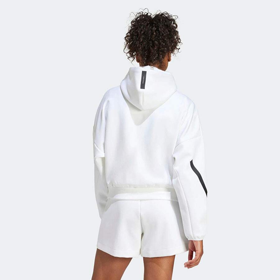 Adidas Women's Hooded Sweatsuit Top W Z.N.E. Fz Je7849 — Product image 3 of 5