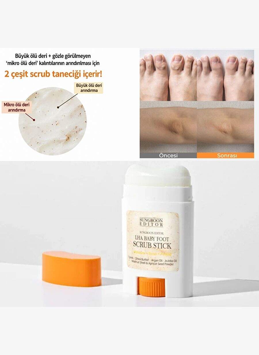 Sungboon LHA Baby Foot Scrub Stick - Ayak Peelingi — صورة المنتج 6 من 7