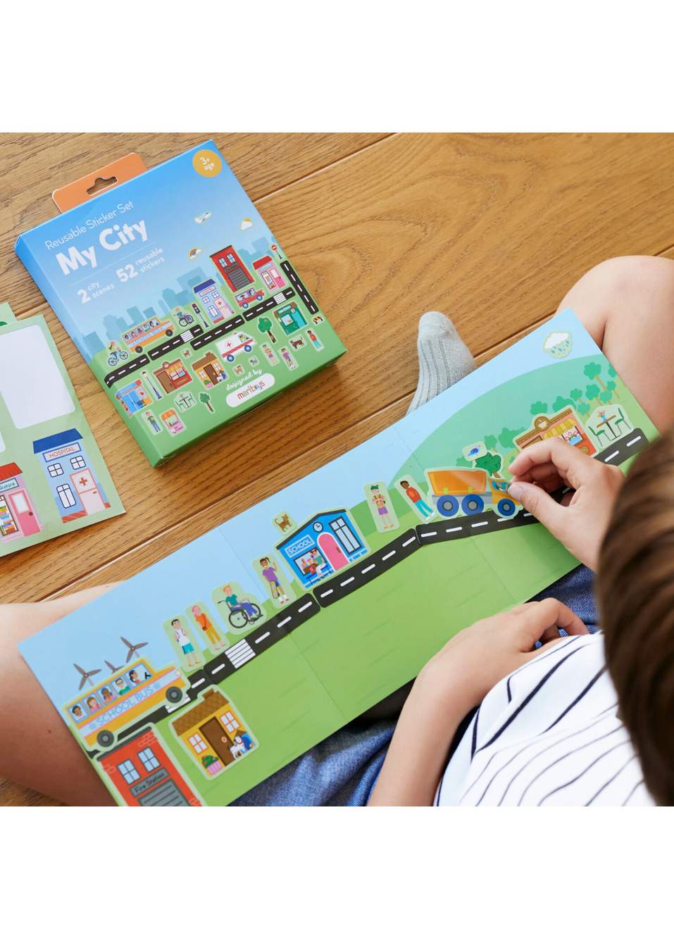 Reusable Sticker Set My City Tak Çıkar Çıkartma Oyunu — صورة المنتج 3 من 7