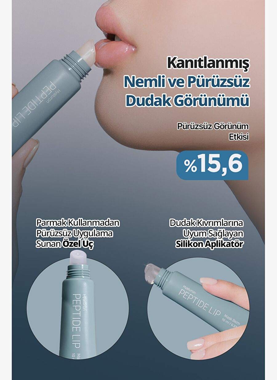 Moisturizing and Plumbing Lip Mask DERMATORY Hyaluron Peptide Volume Lip Mask Balm — Product image 5 of 8