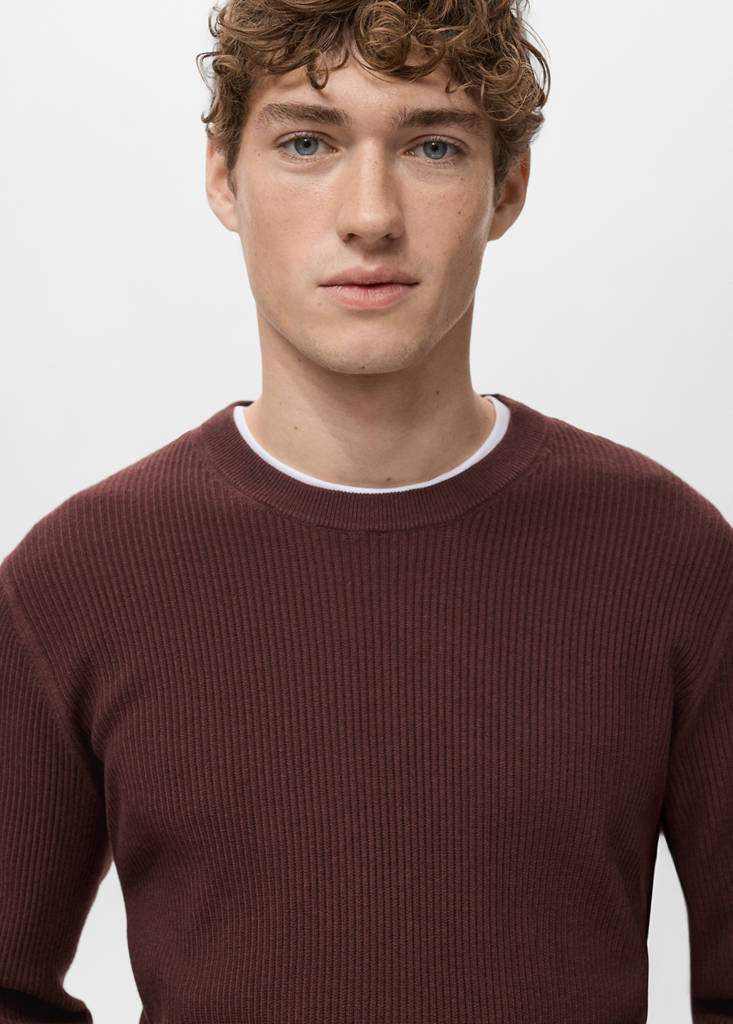 Fine rib-knit cotton sweater — Product image 5 of 30