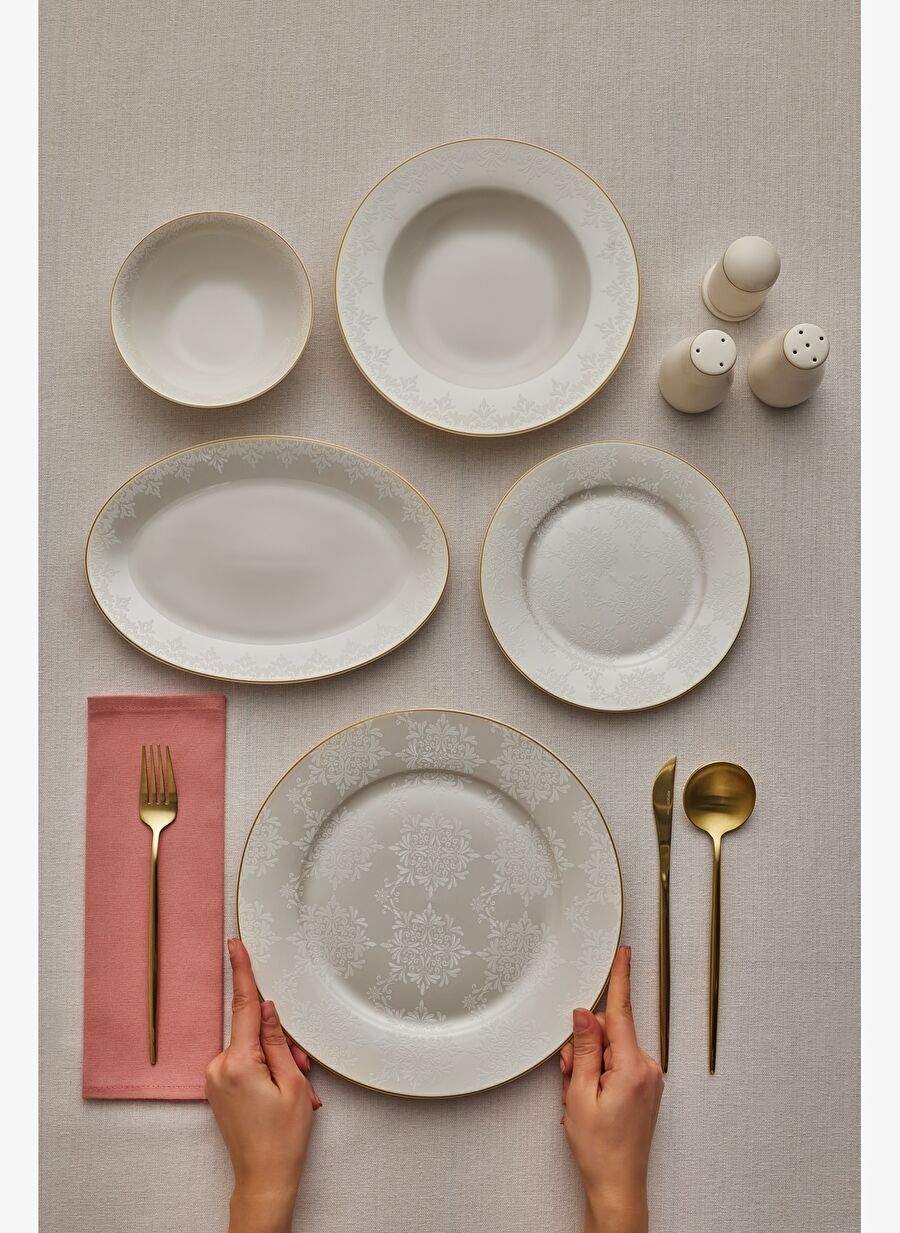 Emsan Forever Bone Lord 53 Pieces 12 Person Dinnerware — Product image 8 of 8