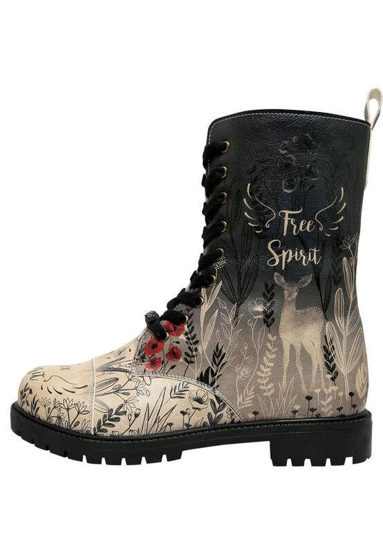 Women Vegan Leather Multicolor Zipper Long Boots - Free Spirit Design — Product image 3 of 7
