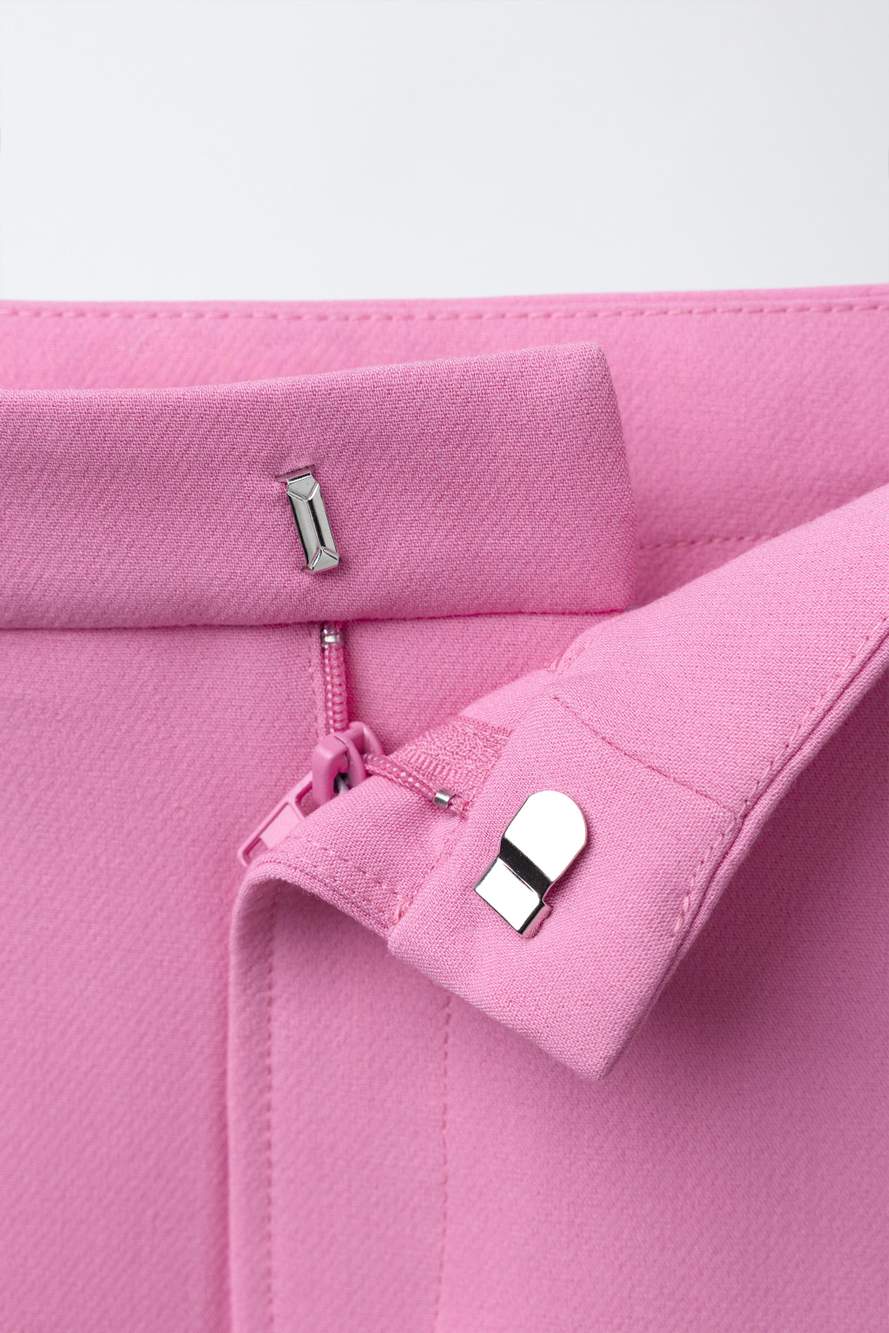 SKIRT WITH RHINESTONE BUTTON — Product image 3 of 4