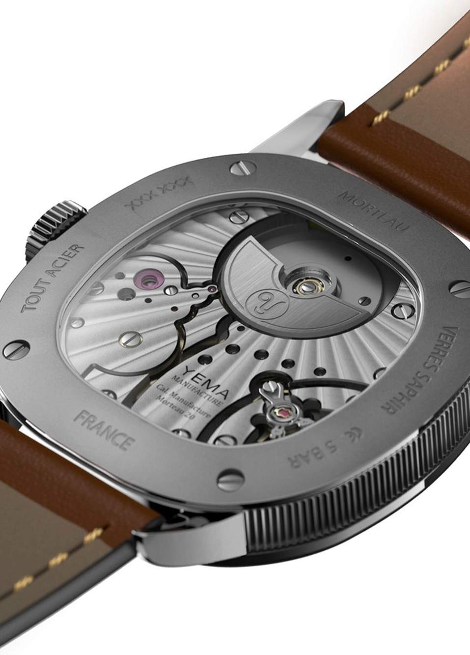 Granvelle 70.25.29.09.SN. L8 Brown Leather Men's Watch — Product image 4 of 5