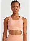 Jacquard Sports Bra Peach Feather — Product image 4 of 30