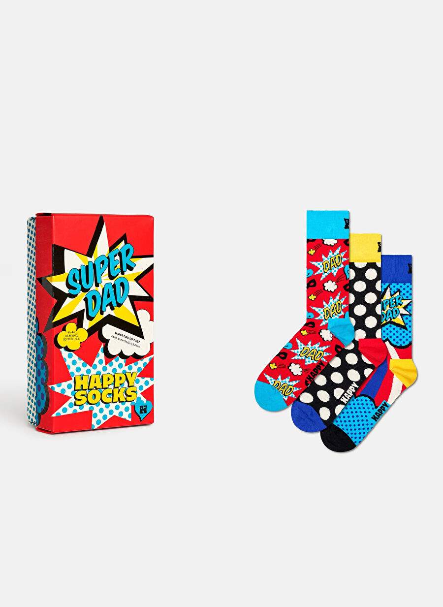Happy Socks Krmz Erkek Corap Xfat08 4300 — Product image 4 of 5