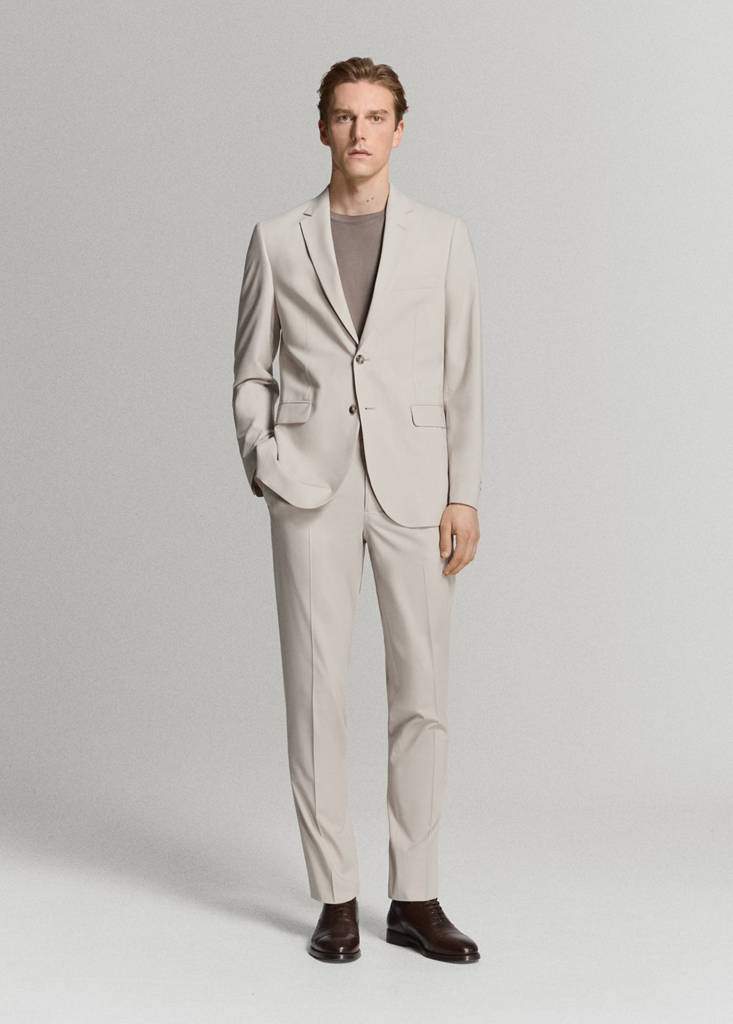 Super slim-fit suit jacket in stretch fabric — Product image 27 of 30