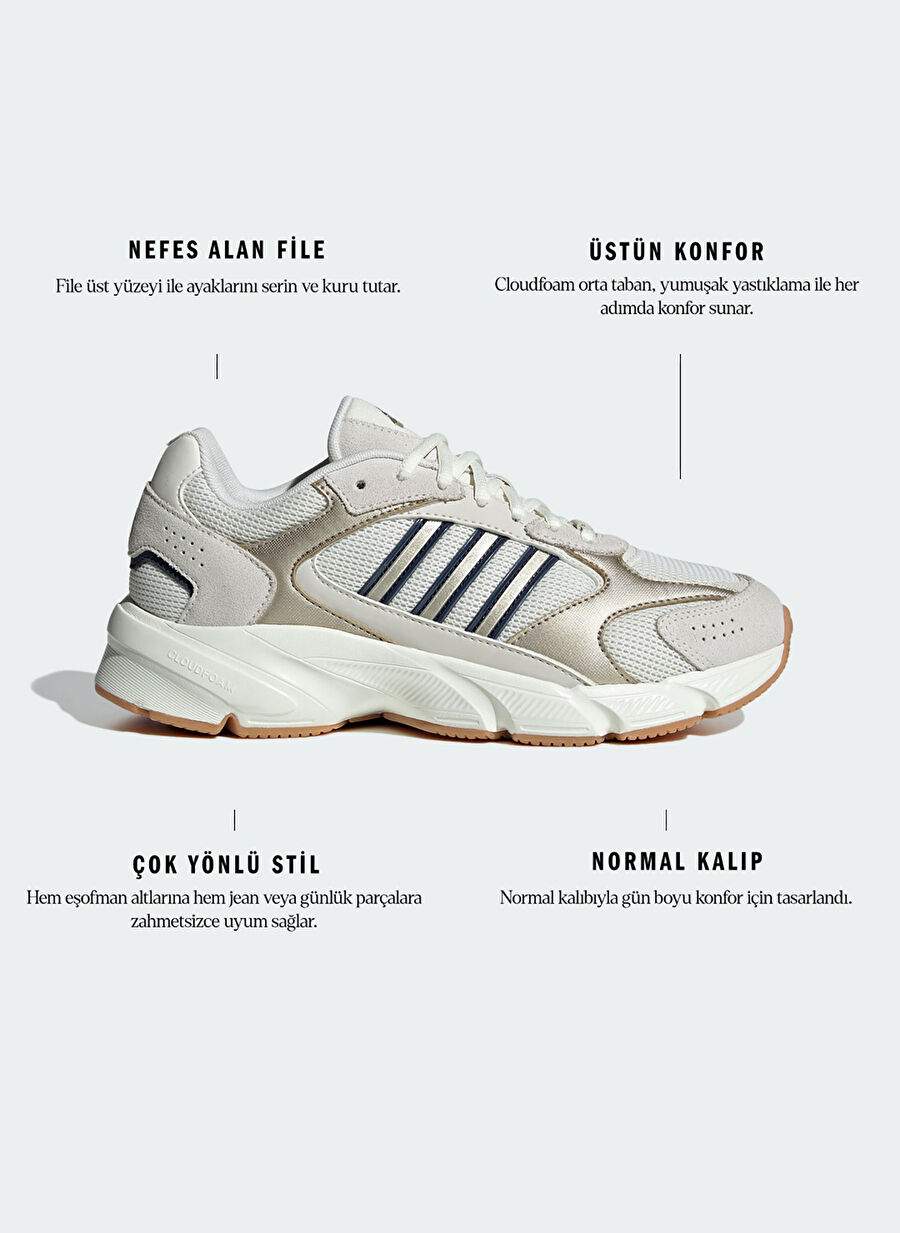 adidas IG4346 CRAZYCHAOS Beyaz Kadın Lifestyle Ayakkabısı — صورة المنتج 9 من 9