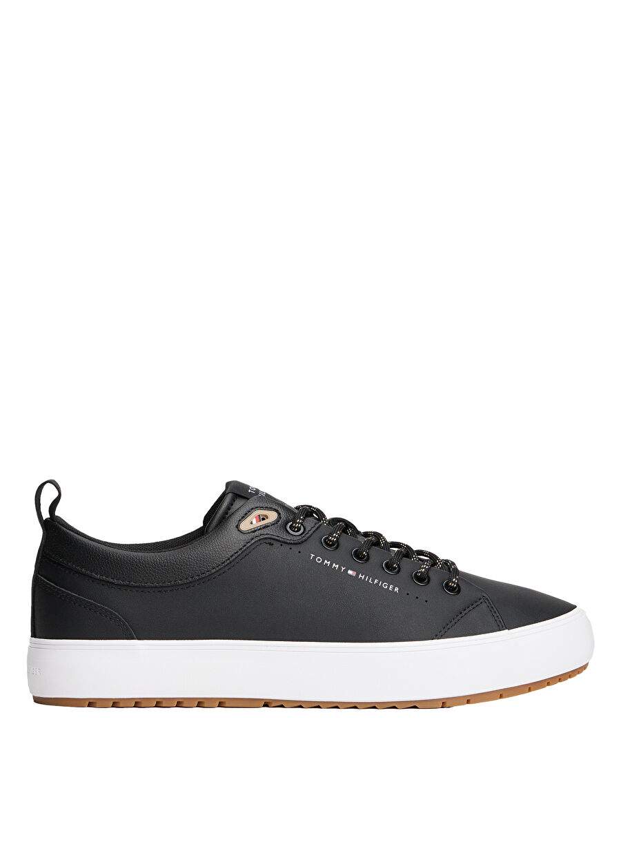 Tommy Hilfiger Black Male Sneaker Th Hi Vulc Core Low Cleat Lth — Product image 1 of 30