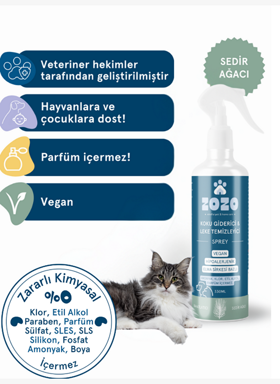 Scent Remover & Stain Remover Spray 330 Ml , Antifungal, Hypoallergenic — صورة المنتج 5 من 5