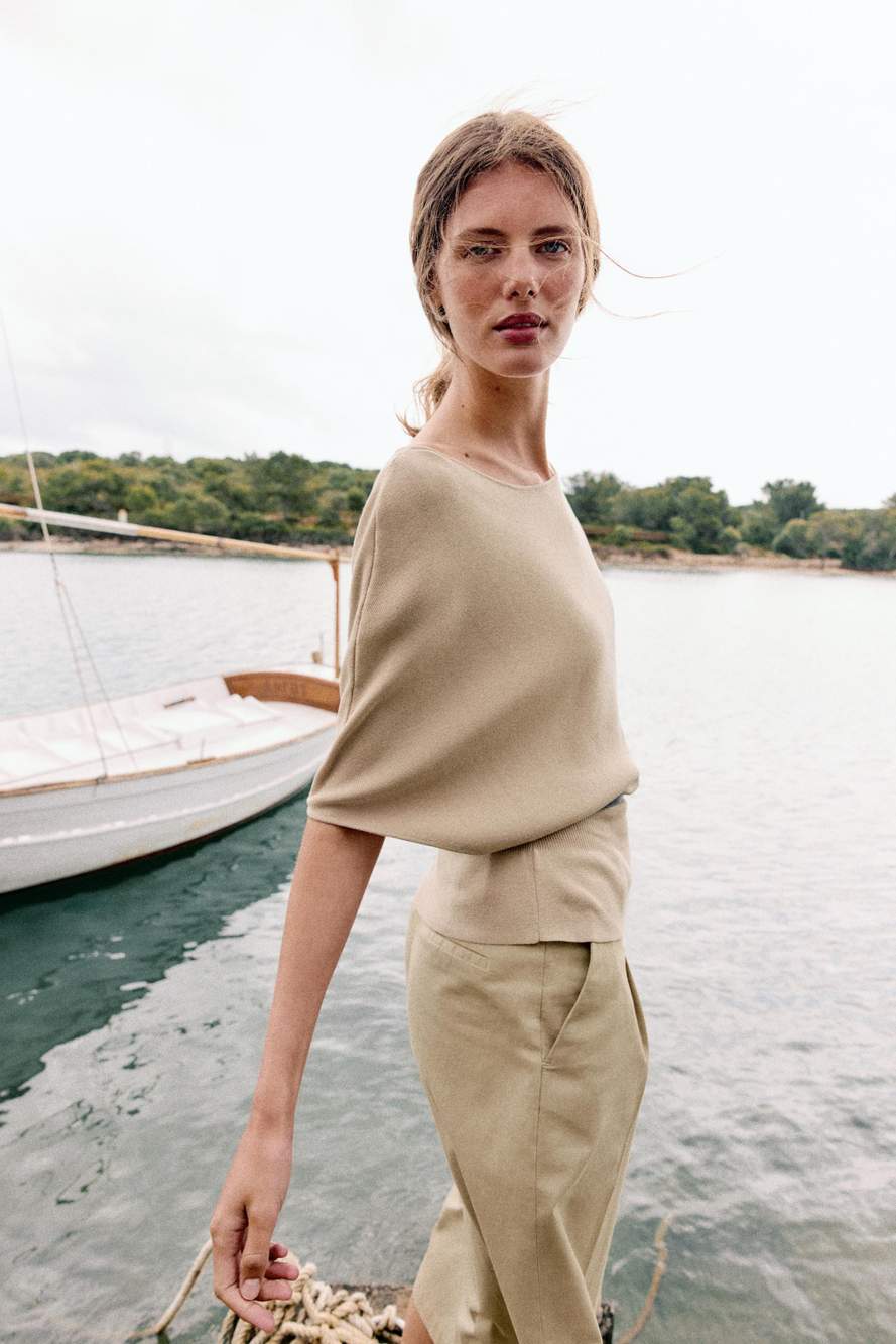 KNIT JUMPER WITH BELT — Product image 3 of 8