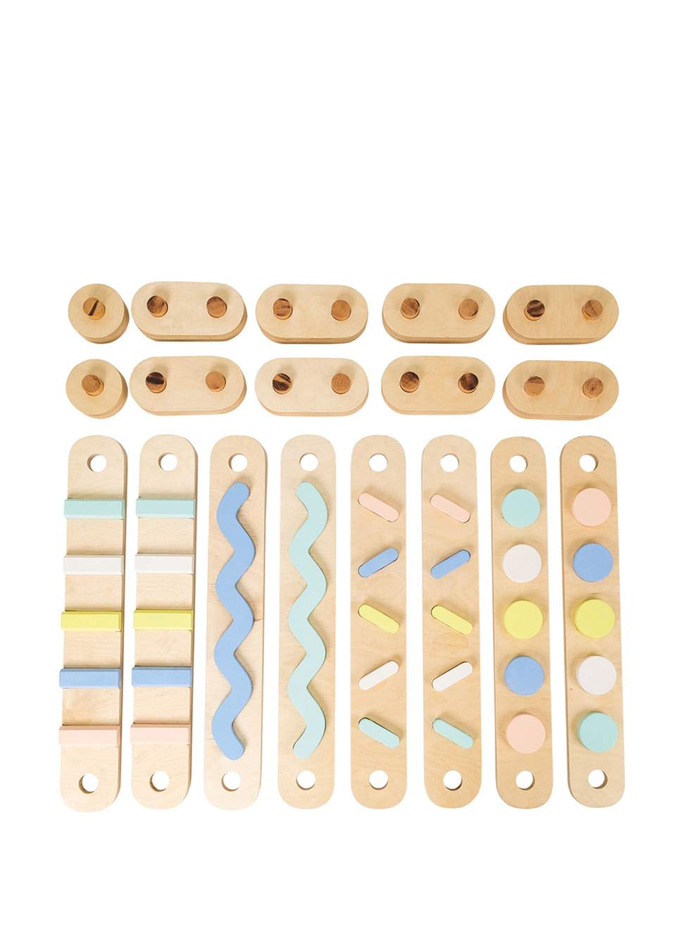 Montessori Doğal Ahşap Denge Kirişi Aktivite Oyuncağı — صورة المنتج 4 من 6