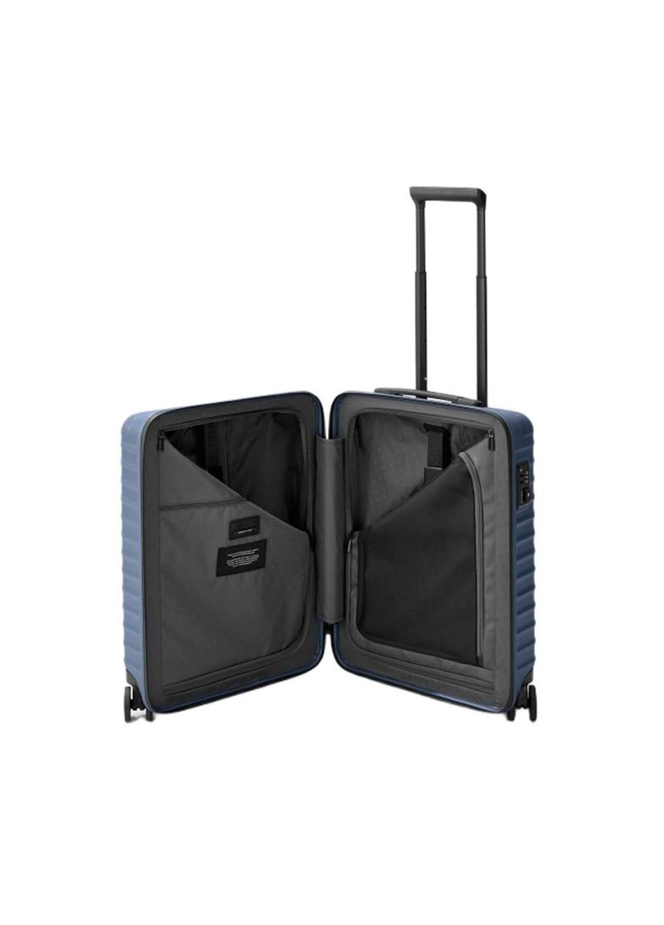 Upgrade 4 Wheel Trolley S23 Navy Blue Cabin Size Suitcase — Product image 5 of 5
