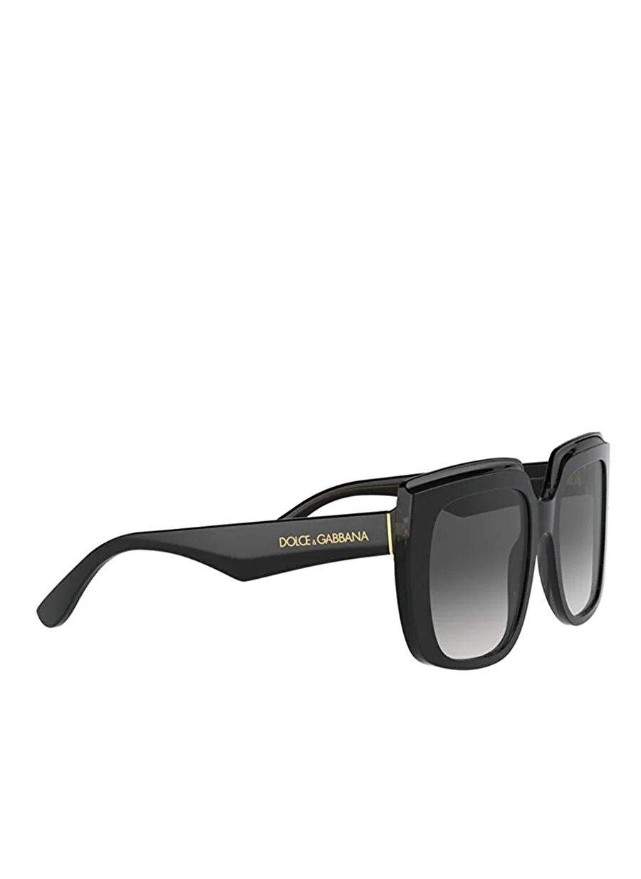 Dolce&Gabbana DG4414 Köşeli Siyah Kadın Güneş Gözlüğü — صورة المنتج 11 من 11
