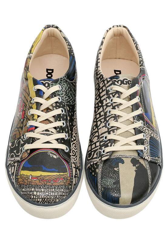 Men Vegan Leather Black Sneakers - Variete Nummer 11 Design — صورة المنتج 3 من 7