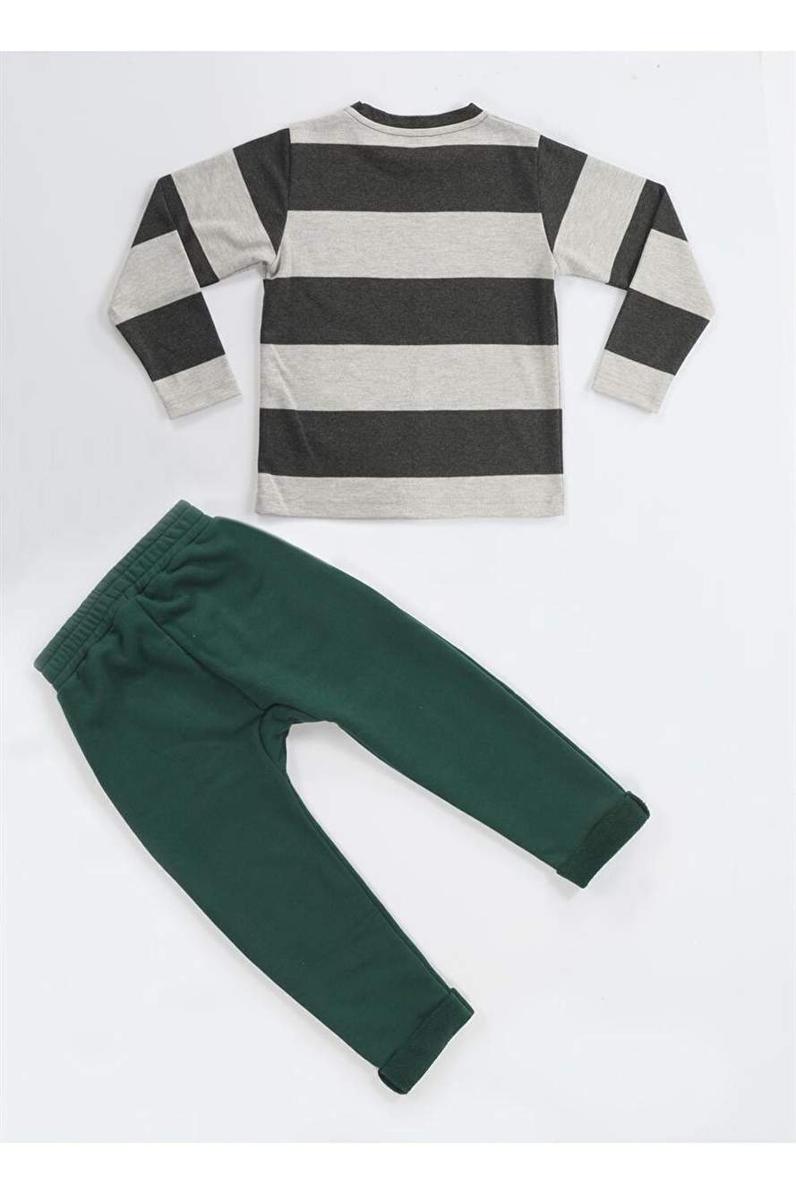 Yesil T Rex Cepli Baggy Pantolon T Shirt — صورة المنتج 5 من 5