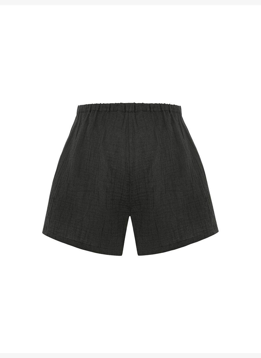 Kaya Drawstring Shorts - Anthracite — Product image 8 of 8