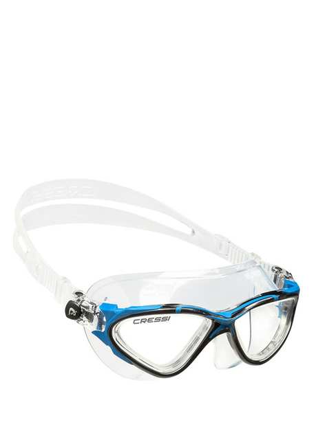 Planet Black Blue Swimming Goggles