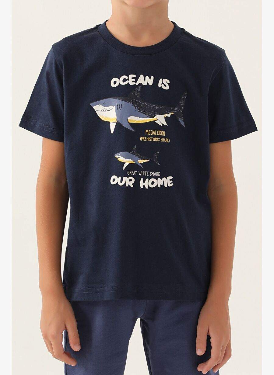 Arnetta Ocean Lacivert Erkek Çocuk Bermuda Takım — Product image 4 of 5