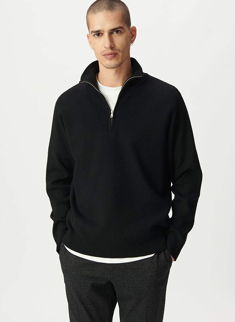 Ikks Black Men's Turtleneck Regular Fit Sweater M218133 — Product image 4 of 7