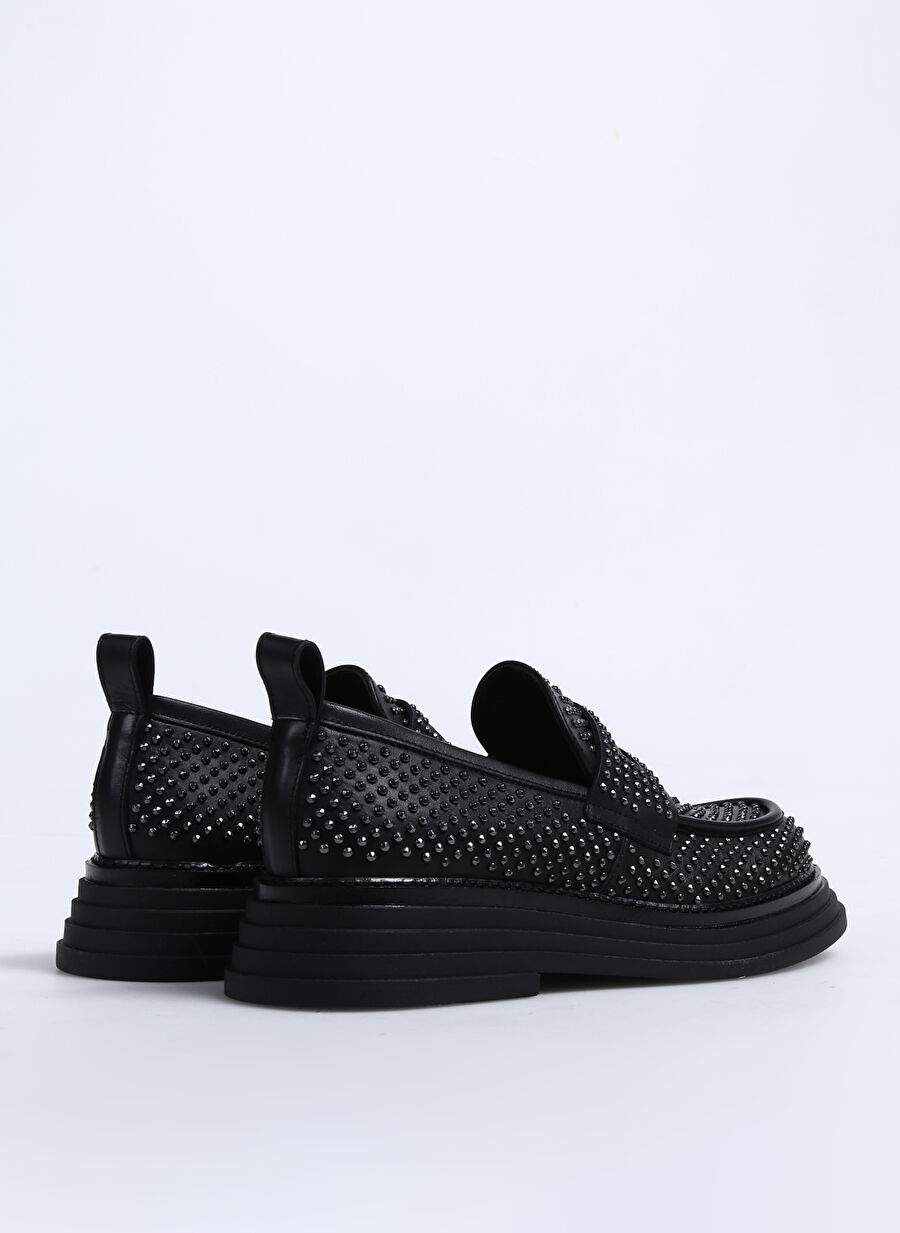 Laura Bellariva Black Women's Leather Loafer P9061R-16 — Product image 3 of 5