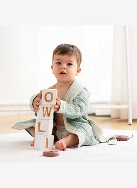 Owli LoveLayers 4 الطابق الشاش البشكير النعناع الأخضر