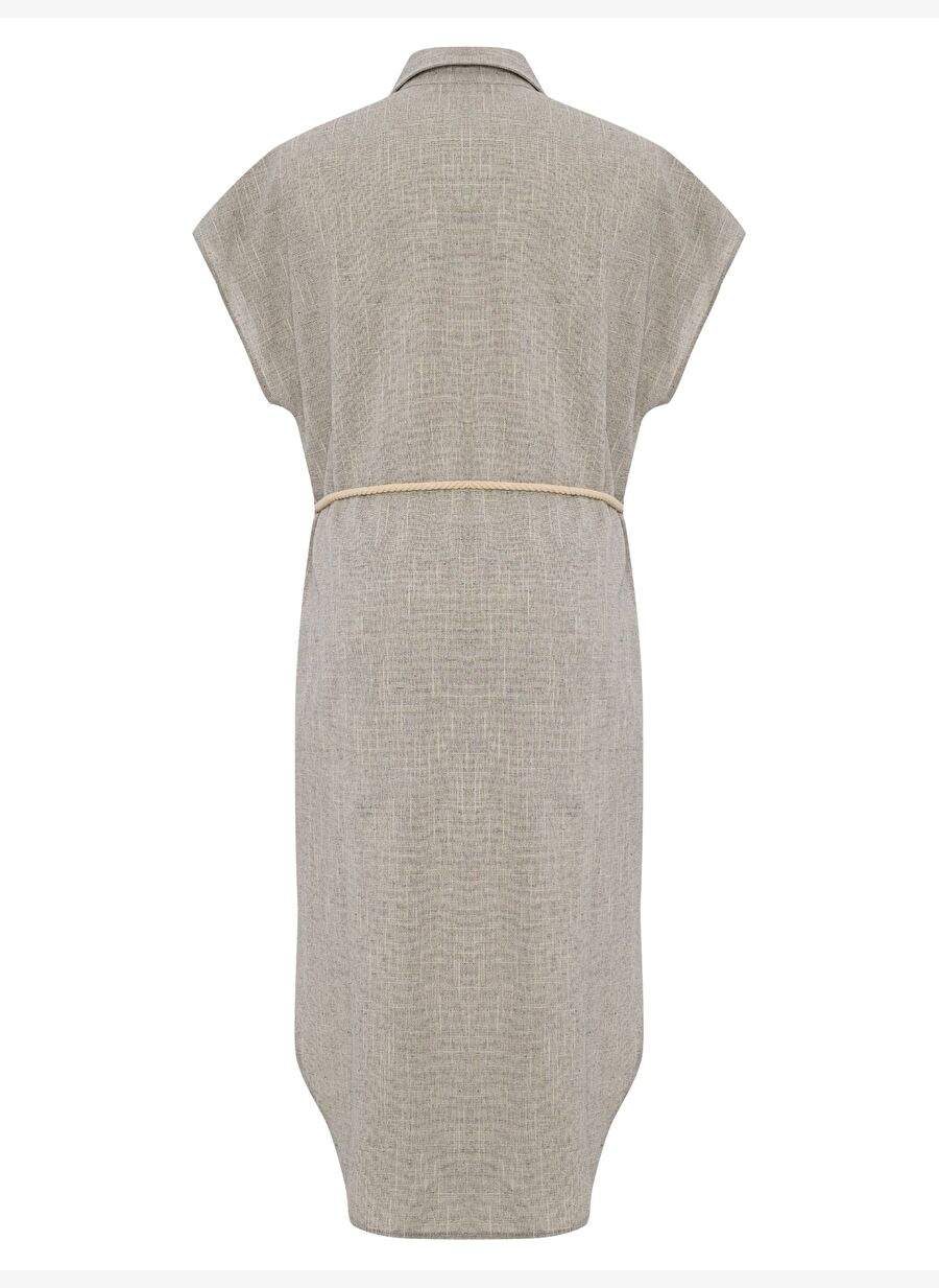 Zaya Shirt Dress - Gray — Product image 8 of 8